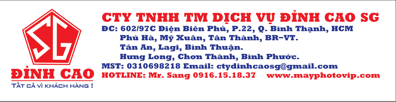 CTY TNHH TM DỊCH VỤ ĐỈNH CAO SG